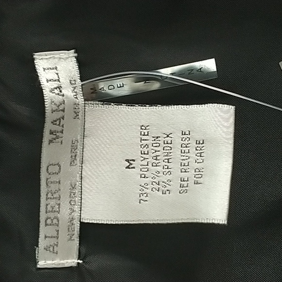 Alberto Makali Black Studded Open Front Vest M - Picture 2 of 11